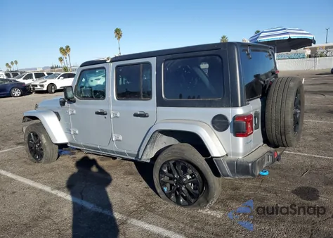 2023 Jeep Wrangler 4Xe Sahara 4X4 из США, поврежденный, VIN 1C4JJXP65PW696141